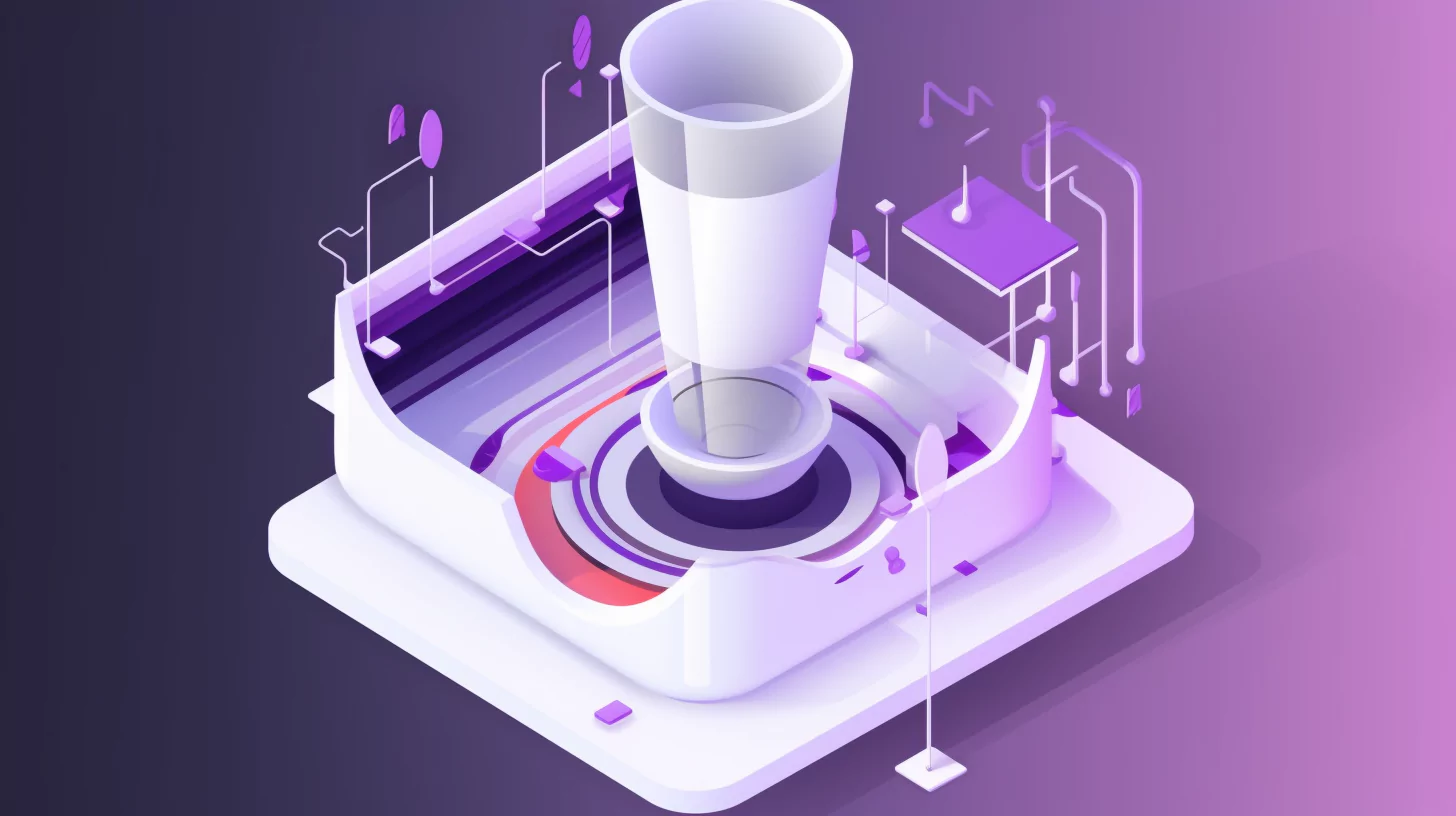 Illustration of sales funnel optimization