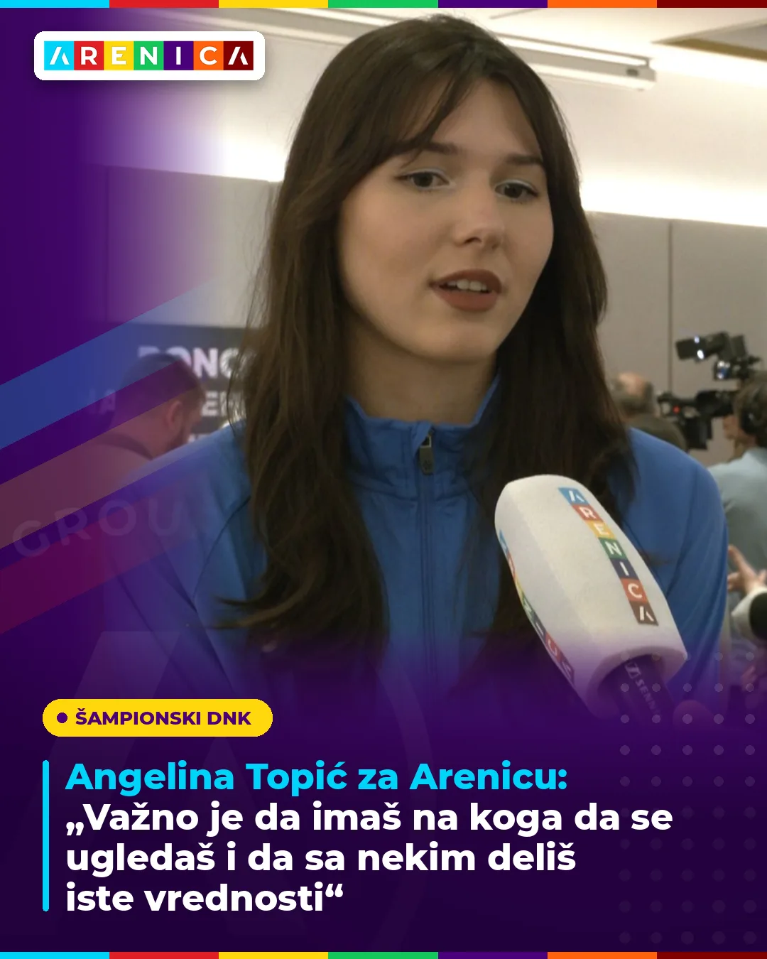 Interview card, Šampionski DNK rubric