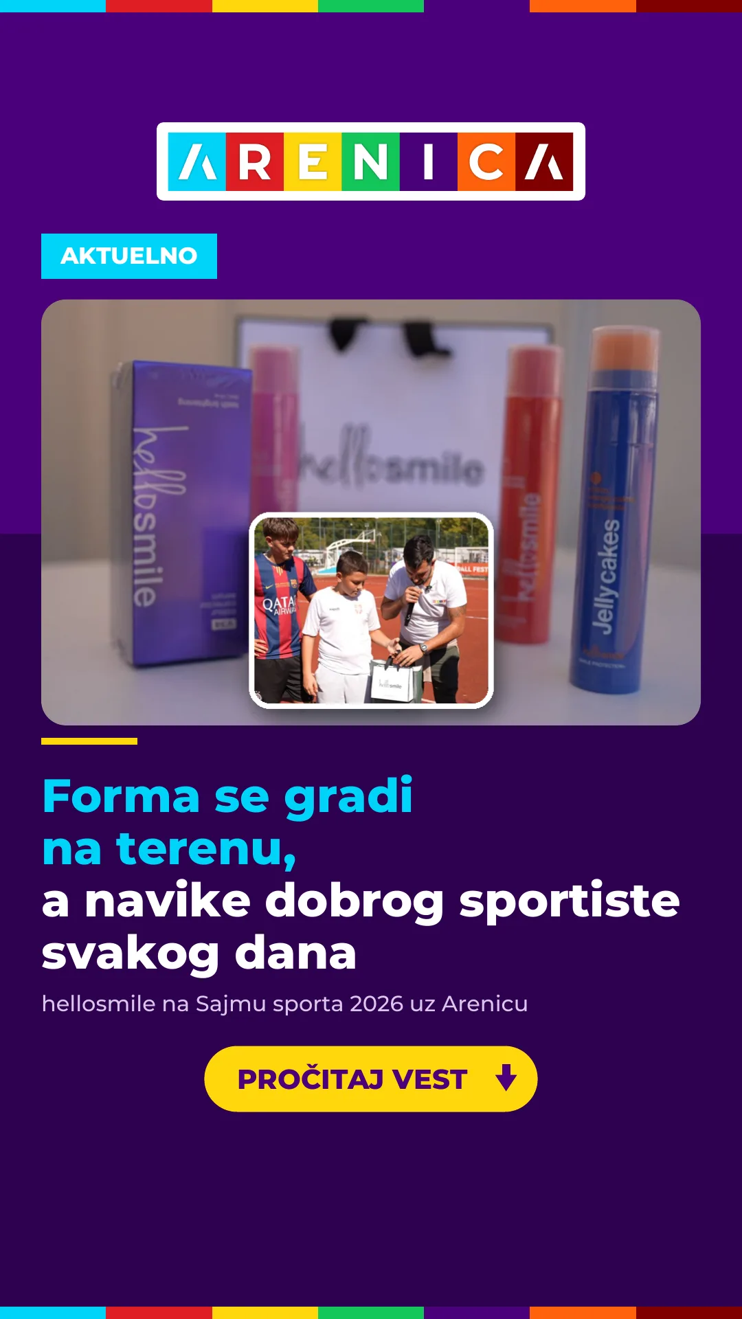 Branded story for a partner