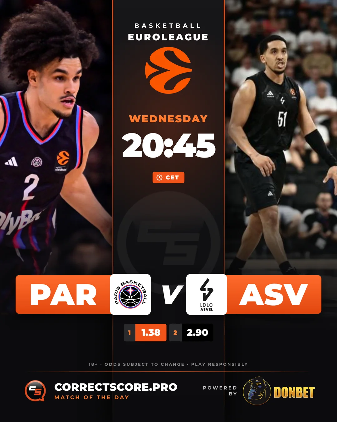 Match of the day poster, Telegram post