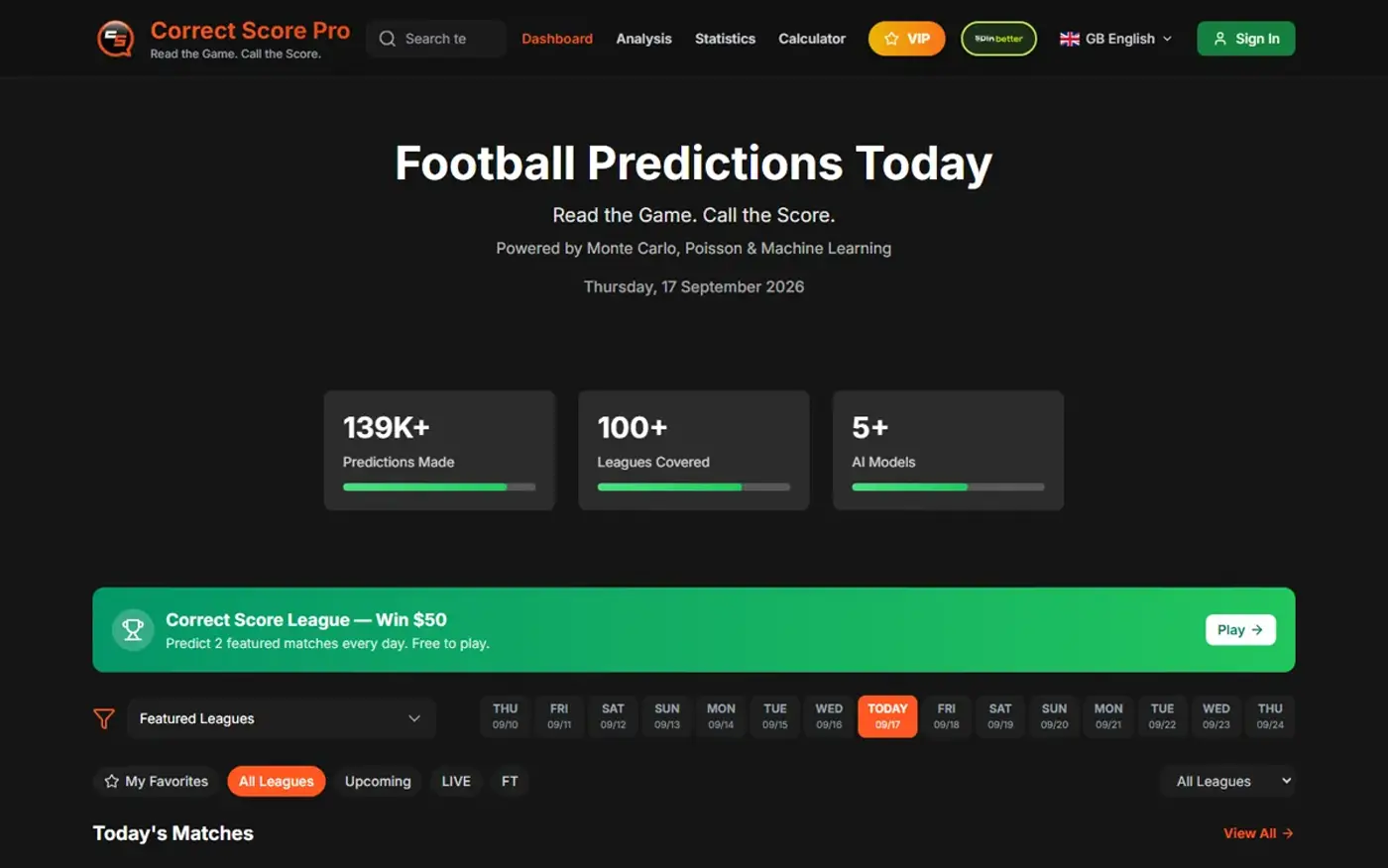 Correct Score Pro